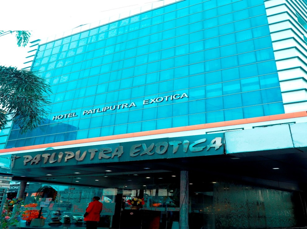 An image showing the outsite view of Patliputra hotel exotica in Patna